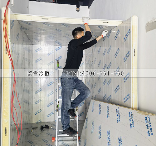 食品雙溫冷庫(kù)安裝.jpg