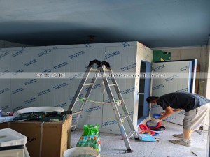 北京20立方的小型蔬菜保鮮冷庫(kù)安裝案例